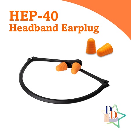 อุปกรณ์ป้องกันหูแบบมีแถบสี - HEP-40
